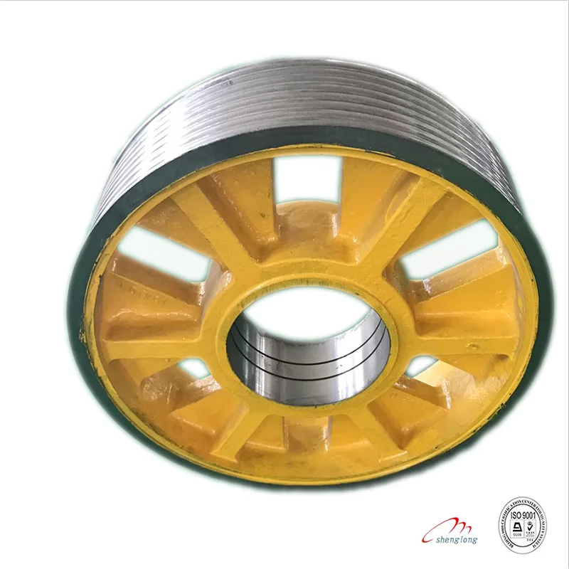 The cast iron wheel casting , elevator parts, elevator lift spare parts540*5*12