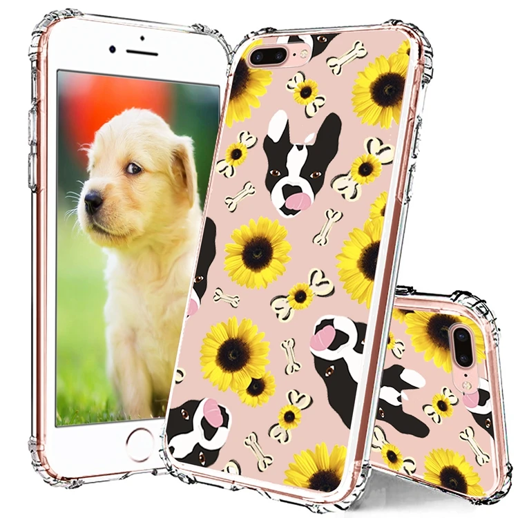 

HOCAYU Hot Sale & High Quality Cute Slim Dog Case For Apple Iphone 6Plus 7Plus 6 7 8 Plus 6S