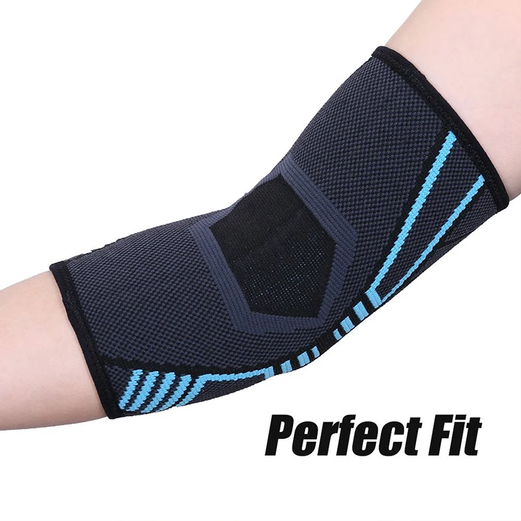 Elbow Brace Compression Sleeve Arm Support Golf Bowling Tennis Weightlift Reduce Pain and Promotes Recovery