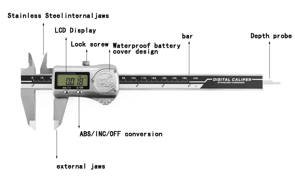 Штангенциркуль цифровой ip67