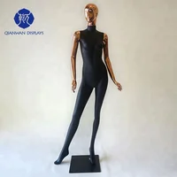 

Chrome Gold head and hand female mannequin full body