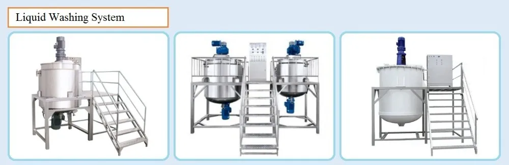 High Shear cosmetic lotion cream liquid soap making machine chemical mixing tank shampoo mixing making machine