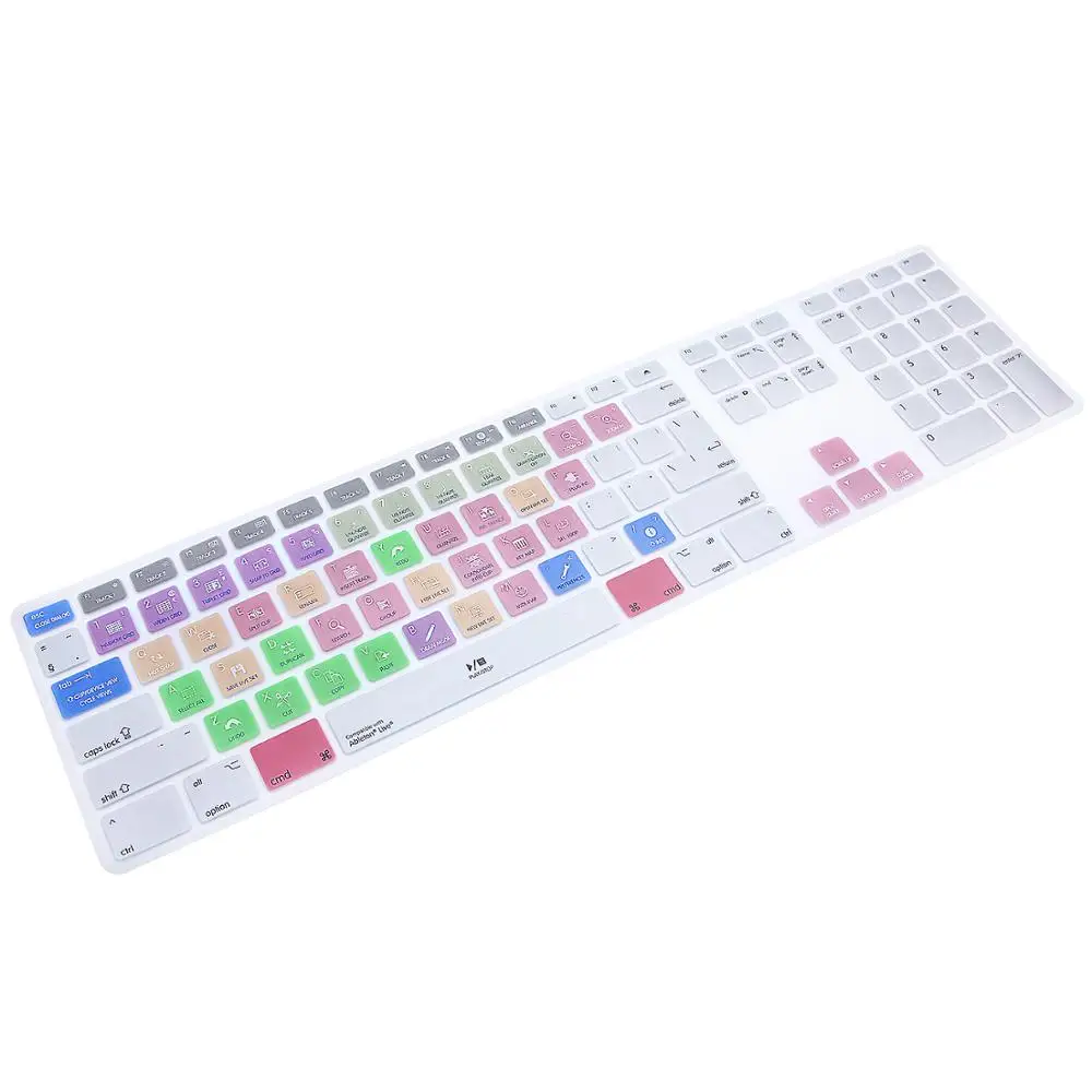 

PS\Final Cut Pro X\Steinberg Cubase\Studio One Hotkey Keyboard Cover For Apple G6 A1243 With Numeric Keypad hard keyboard cover