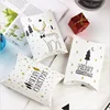 Newborn paper Christmas style small boxes for kids gift box
