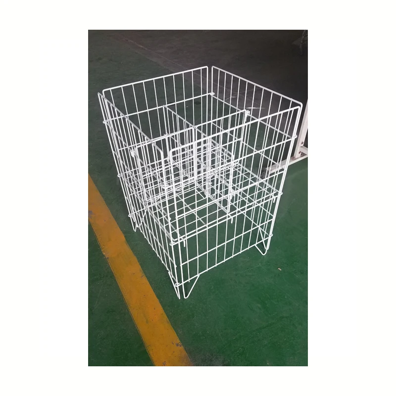 Supermarket Foldable Wire Dump Bin Bins Steel Scrap Buy Supermarket