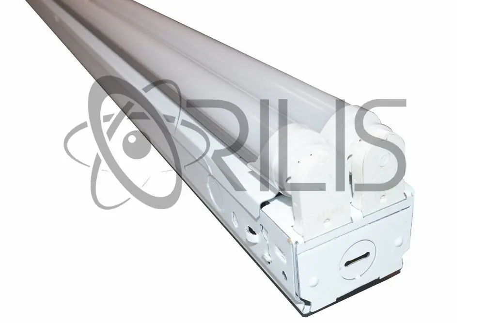 96W 4 Ft 4-Light Flush Surface Mount Hardwired Fixture 4x 24W LED T8 6500K