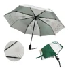 60 cm radius fiberglass ribs auto open and close 3 fold umbrella with windproof function