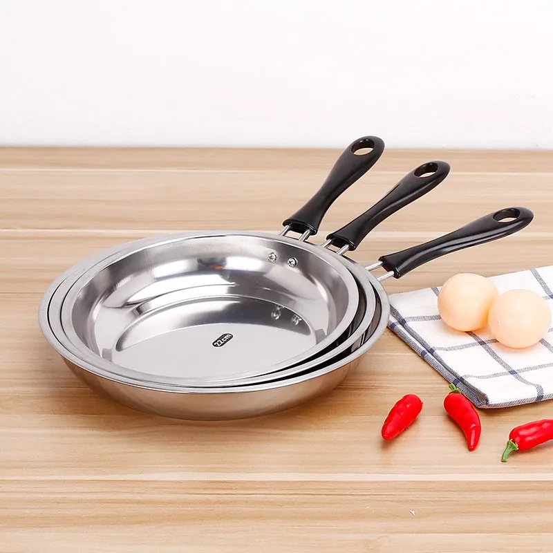 High Quality Stainless Steel Frying Pan Woks Cheap Skillet Buy