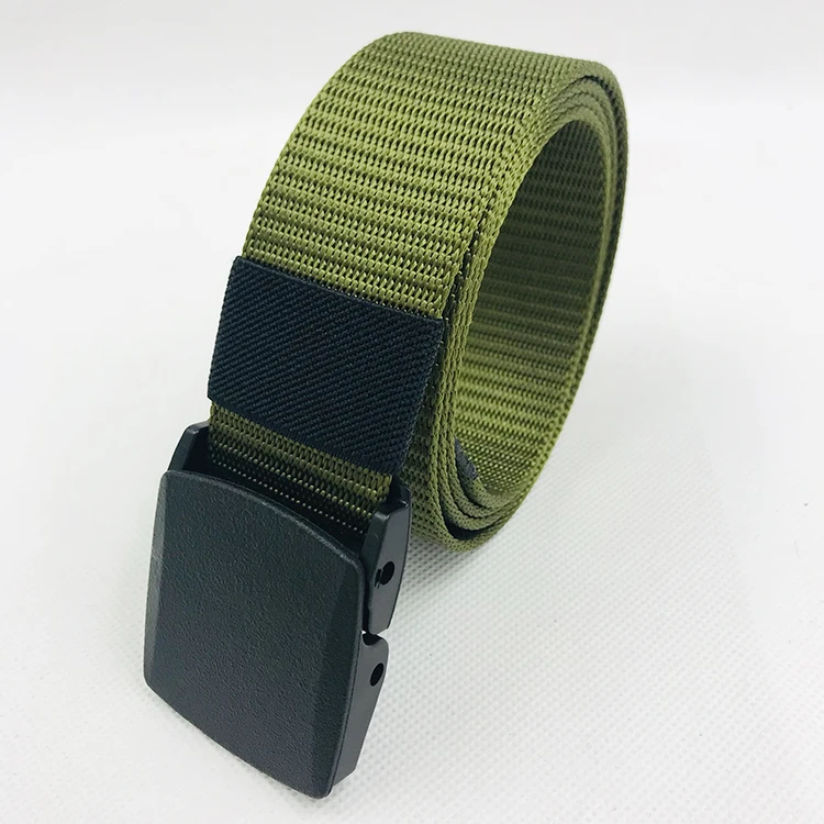 
High Quality Custom Logo Riggers Canvas Belts Waist Roll Army Web Outdoor Woven Fabric Nylon Belt 