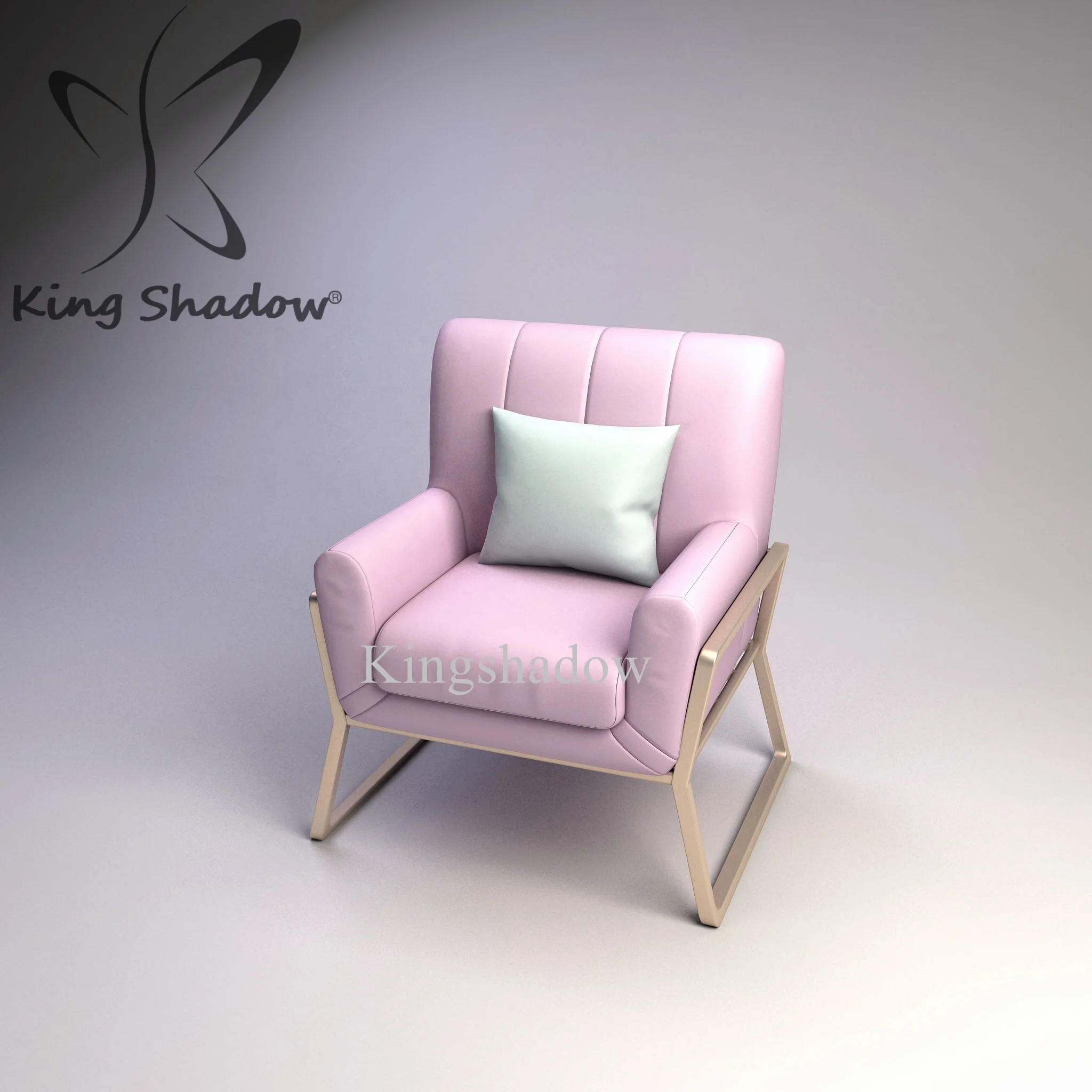 现代商业家具单座沙发沙龙等候椅