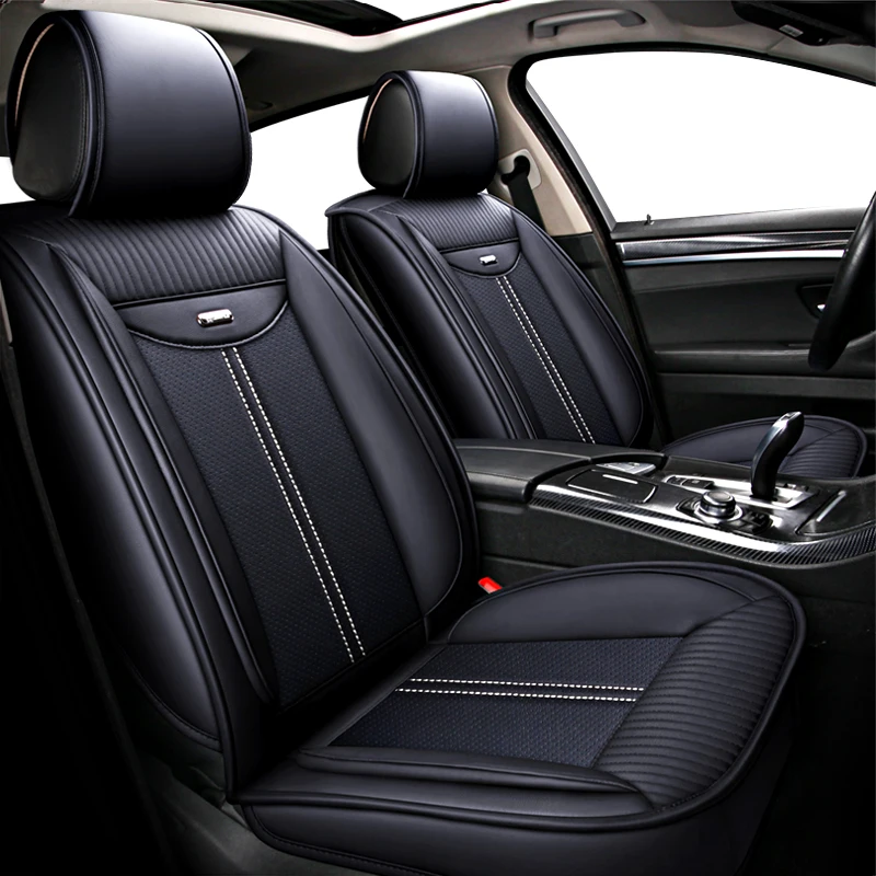 
fancy lunxury colors PVC/PU leather car seat cover fit almost all cars auto accessories 