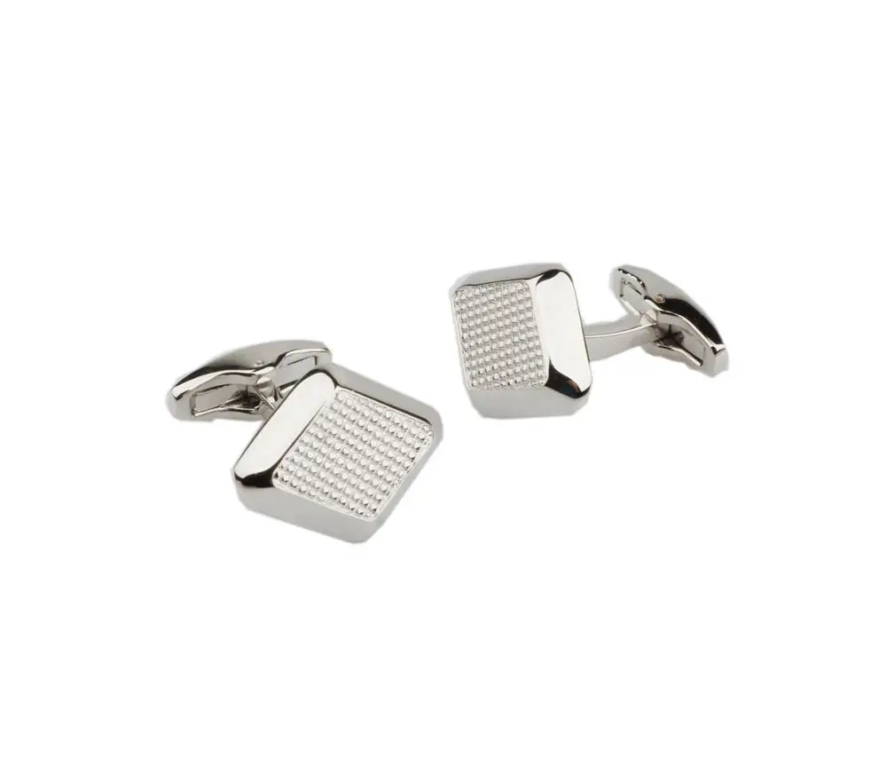

Wollt Anniversary Gift Simple Stainless Steel Cufflink for Man, Customized