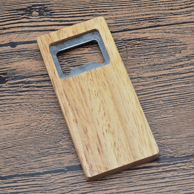 

High quality wooden bottle opener, rubber wooden opener accept OEM