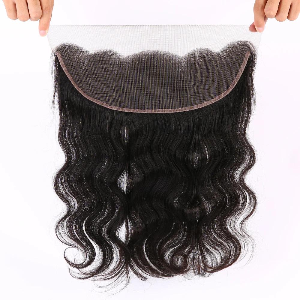

10-22" virgin brazilian human hair frontal lace closures ear to ear 13x4