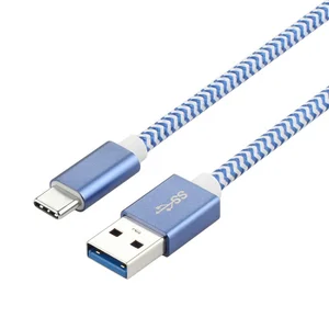 Braided Colourful USB C Fast Charge Cable