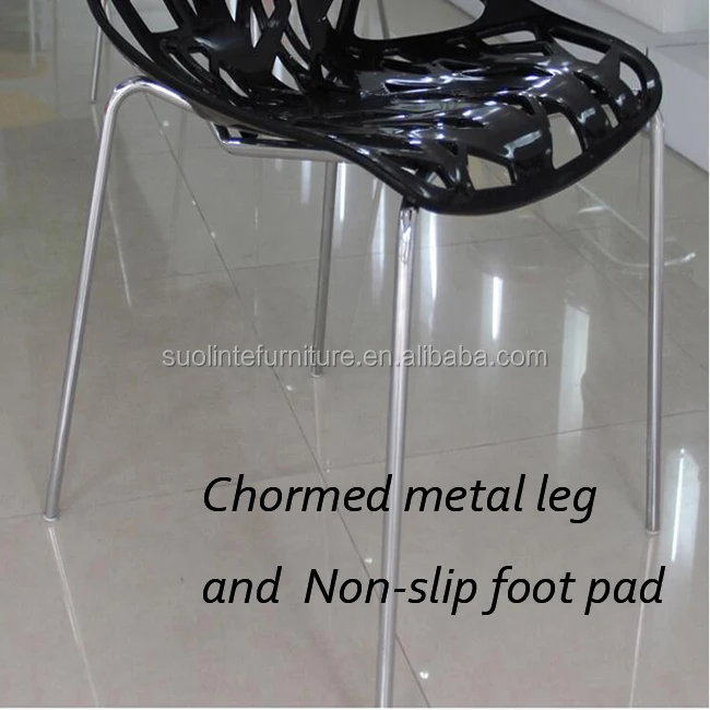 Wholesale Low Price Plastic Dining Chair Restaurant Furniture Stackable Space-Saving Outdoor Dining Chair