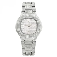 

Luxury Waterproof Shockproof Stainless Steel Female Silver Diamond Watch