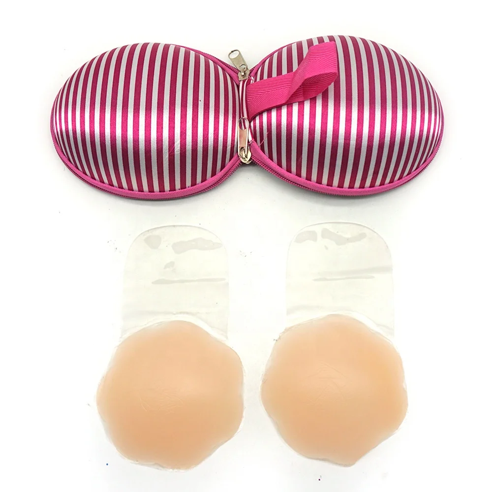 

High Quality Waterproof Lady Summer Silicone Nipple Cover Lift Tape Instant Nipple cover Breast Lift, Fleshcolor