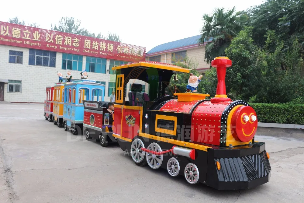 Newest Kids Outdoor Amusement Park Playground Equipment Trackless Train for Sale