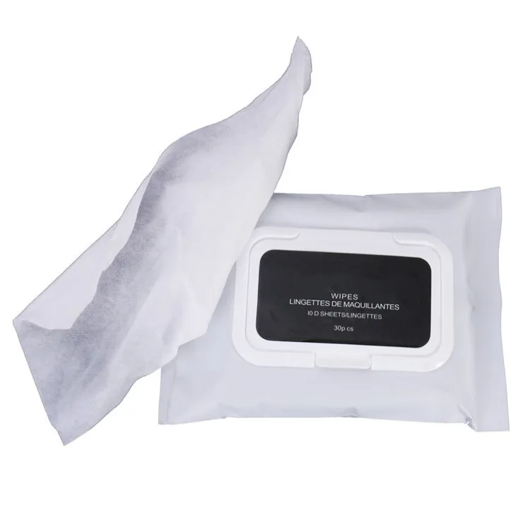 
High Quality Adult Use Disposable Spunlace Face Makeup Remover Cleaning Wet Wipe 
