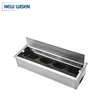 wholesale office computer desk grommet cable hole cover aluminum table cable box