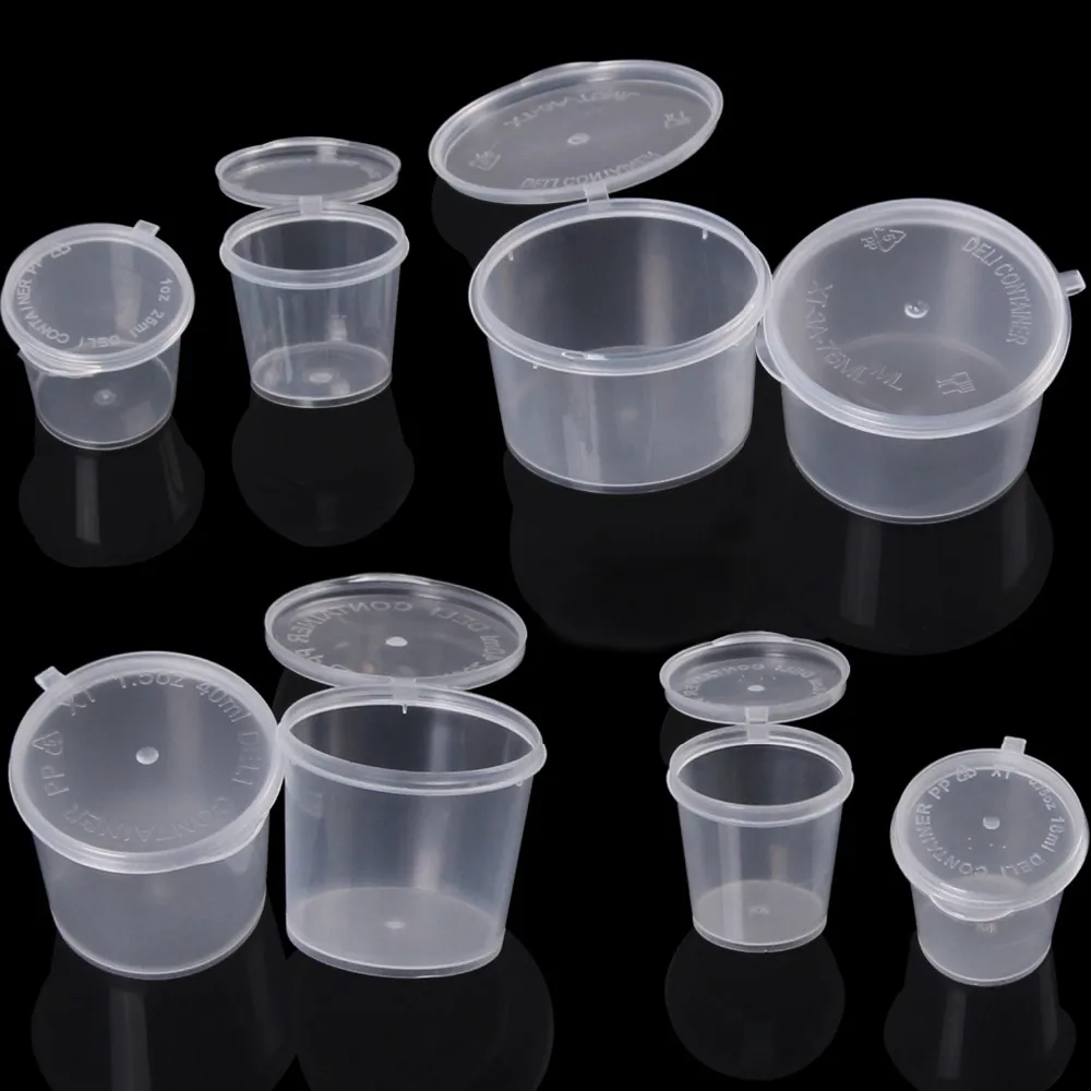 Plastic Small Cup Disposable Sauce Containers With Lids Buy Sauce Cup