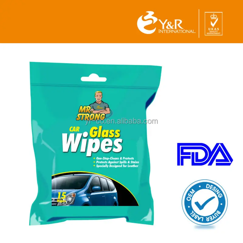 Stain Cleaning Disposable Car Glass Wipes With Good Price Buy