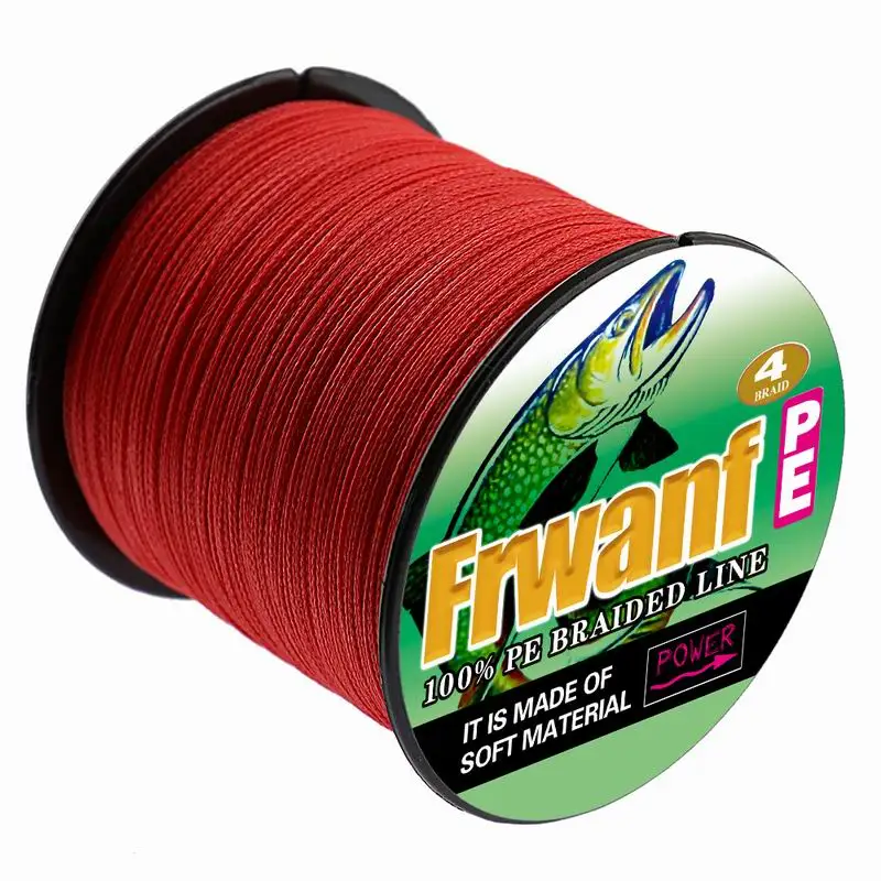

4 strands 300 meters 6-120LB line fishing tackle PE braided fishing line, Red;blue;yellow;green;white;gray, pink
