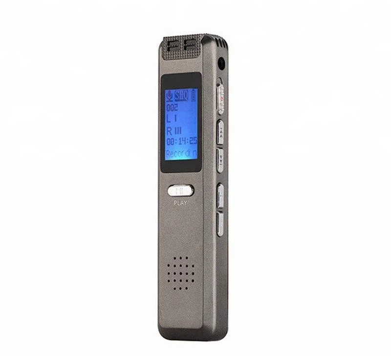 

V22 Professional Lossless Music Sound Control Recording Long Battery Life 8GB Mini Digital Voice Recorder, Gray