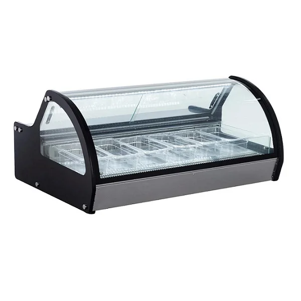 Table Top Gelato Ice Cream Display Showcase With Pans Buy Gelato