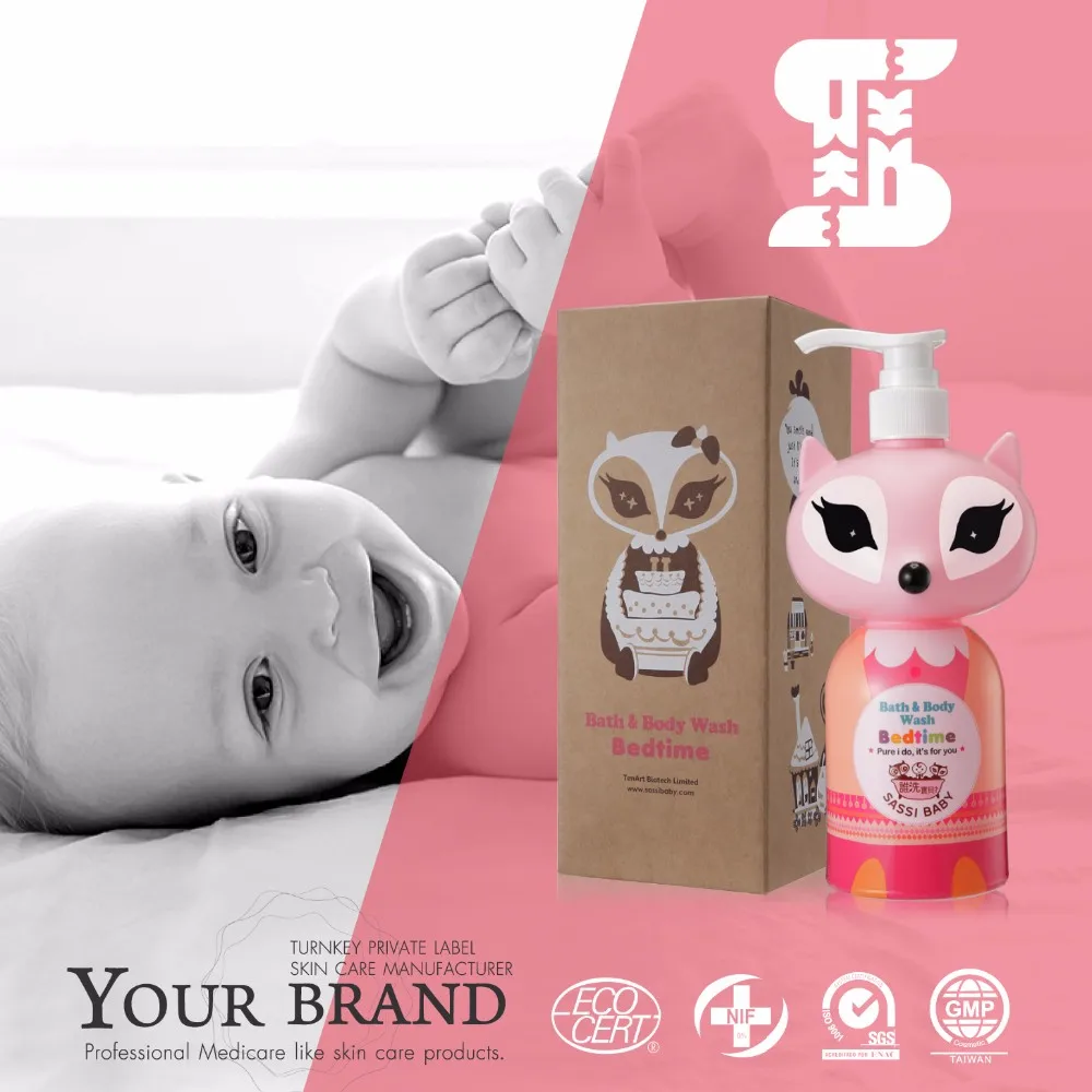 
Delicate skin use Alcohol free first choice of hospitals Anti allergy tested organic baby body wash shower shampoo lotion 