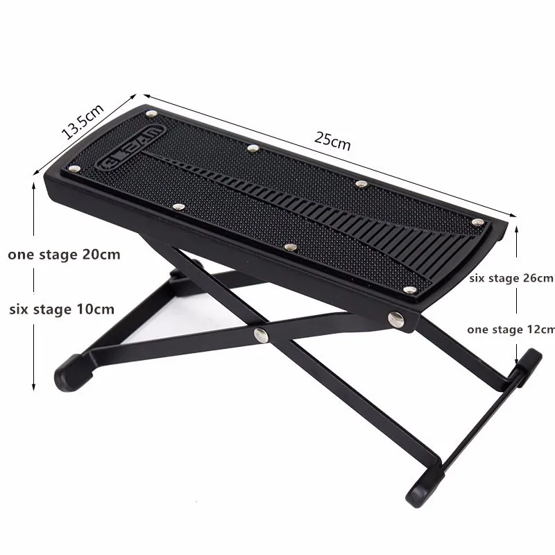 Iron Metal Guitar Foot Rest Stand Buy Metal Adjustable Folding Guitar Foot Rest Stand Stool