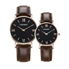 Quality Minimalist Two Pointers Rome Numbers Lovers Pair Watch