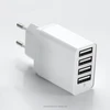 Universal 4 Ports USB Wall Charger 5V 4A Travel Home Chargers Adapter For Android Mobile Phone