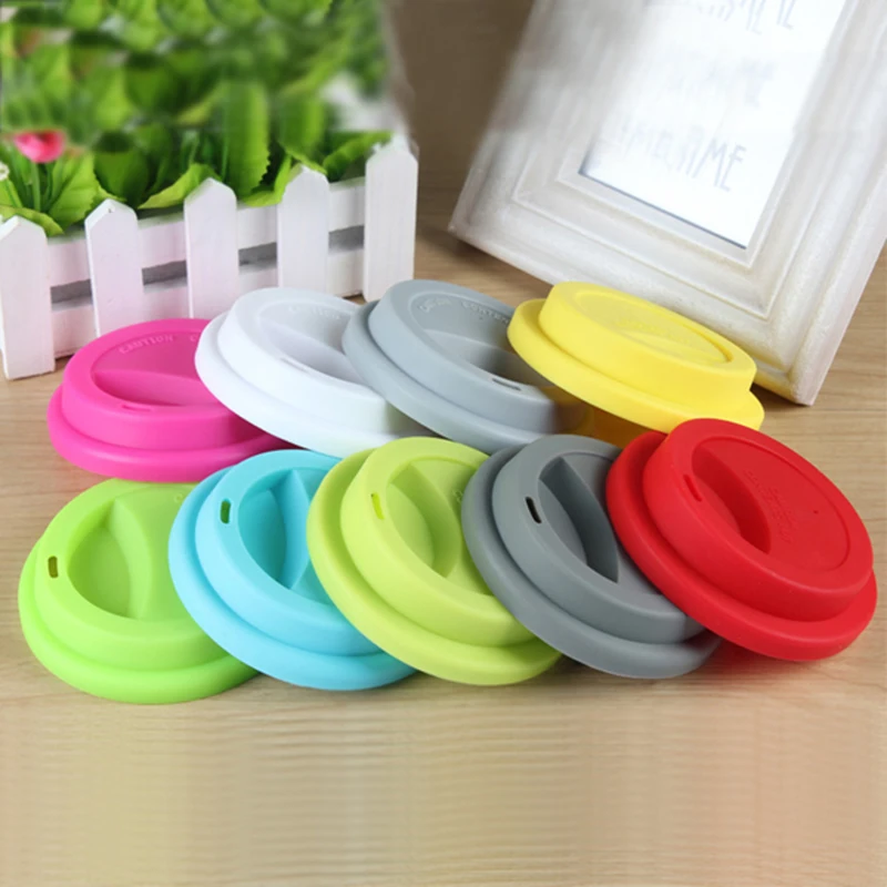 

OEM BPA free And Reusable Silicone Lid Covers for Pots Cups Mugs, White;black;red;blue;green;pink;yellow;purple and other colors