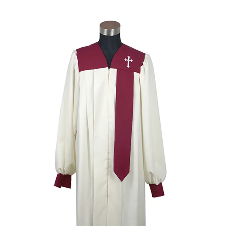 High Quality Church Choir Robes Designs Wholesale Custom Clergy Robes