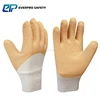 Personal Safety Equipment Insulated Rubber Work Glove Knit Wrist For Winter