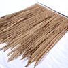 Wholesale PVC PE fireproof artificial thatch plastic synthetic roofing thatch