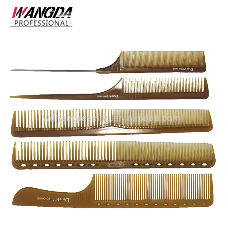Hairdressing Cutting Comb Rat Tail Handle Comb Plastic Comb Set , Buy Hair Cutting Comb,Wholesale Hair Brush,Beauty Star Hair Comb Product on
