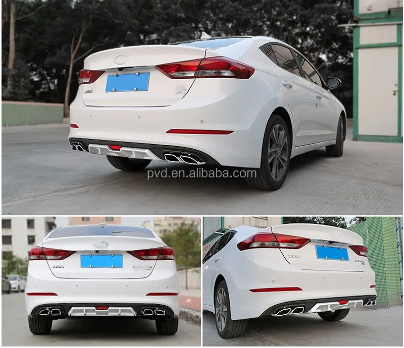 New Arrive High Quality Rear Diffuser For Hyundai Elantra 2016 2017