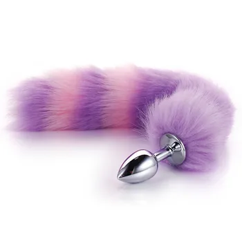 Big Ass Toy Fox Tail Anal Plug Alloy Metal Anal Plug Toy With Tail Big Ass Toy Fox Tail Anal Plug Alloy Metal Anal Plug Toy With Tail