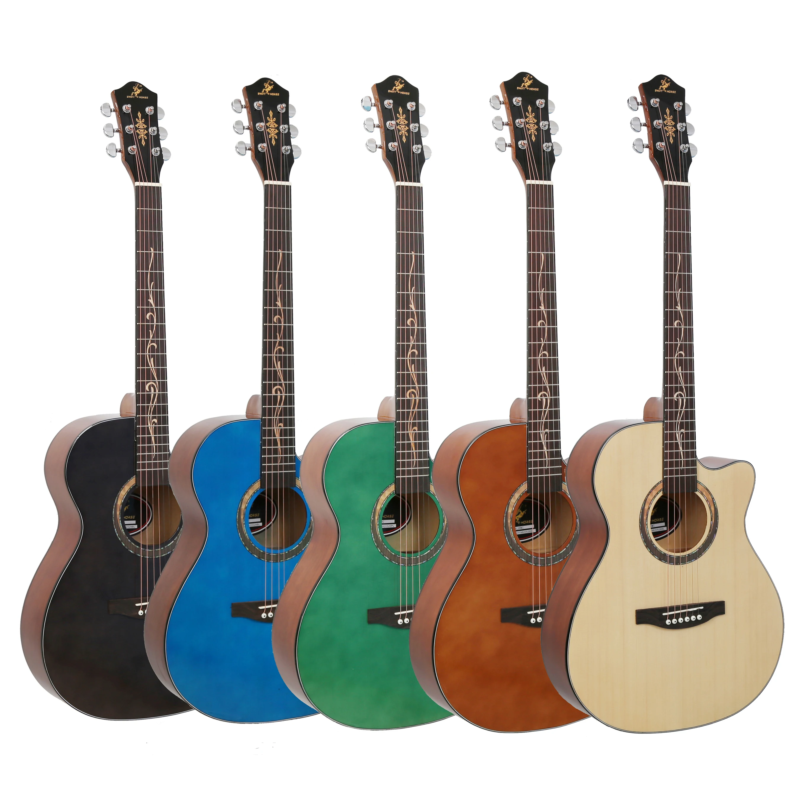

Good Quality China  Cutaway Acoustic Guitar for Wholesale, Natural