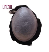 

Human Hair Toupee for Men Hairpiece Thin Skin Base