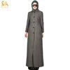 2018 Wool Coat Autumn Winter Women Jacket Woolen Long Sleeve Overcoat with pockets