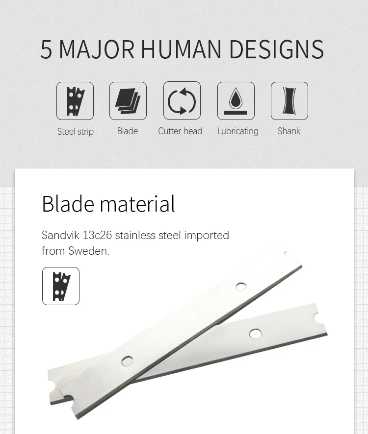 Razor Blade 3 Blades with Lubricating Strip Shaving Razor