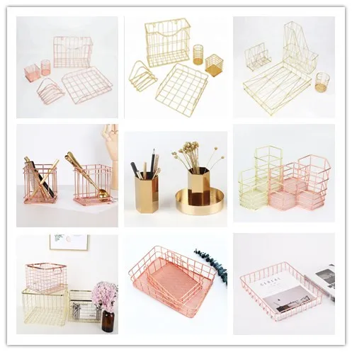 rose gold file sorter 