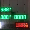 double sides digits led 7seg 16inch led gas price sign