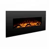 60" glass indoor wall mounted led log insert electric fireplace READY TO SHIP