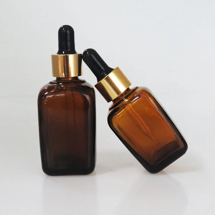 50ml square glass bottles