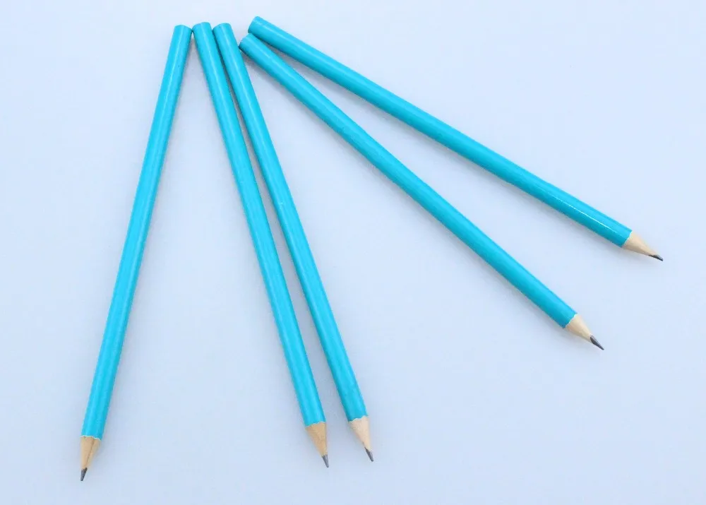 大规模生产标准 7 圆形定制标志 hb 木制铅笔用于学校和办公室